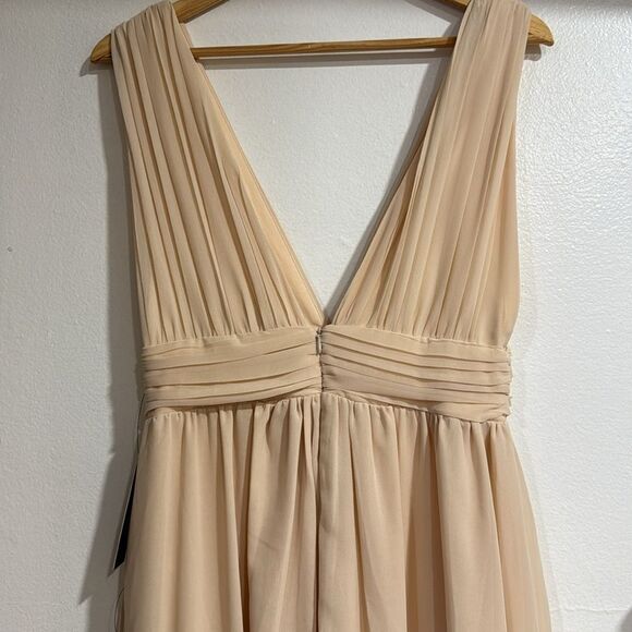 LULUS Heavenly Hues Cream Maxi Dress NWT - Picture 5 of 8